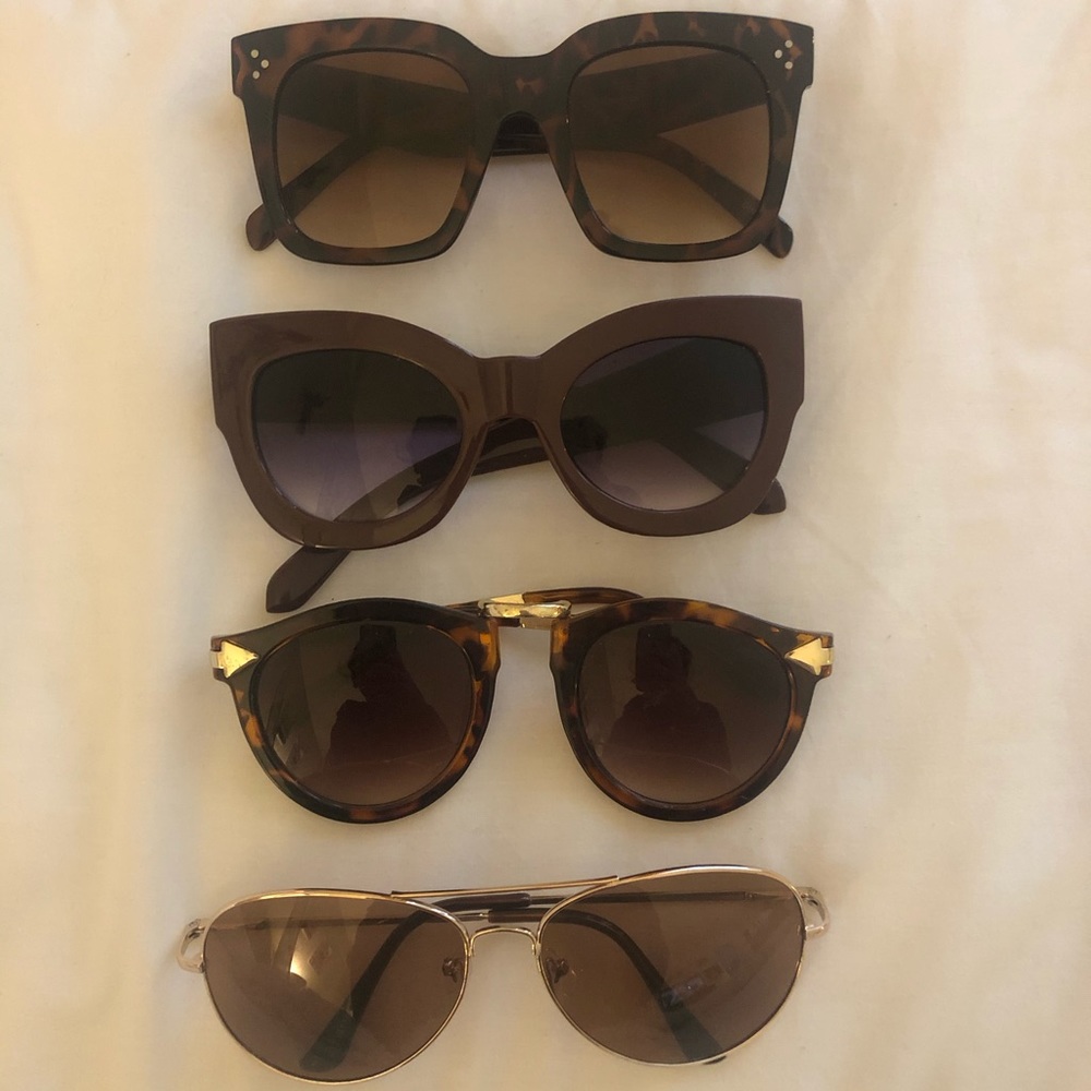 4 PACK ASSORTED SUNGLASSES!